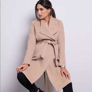 NWT Seraphine 100% wool camel coat